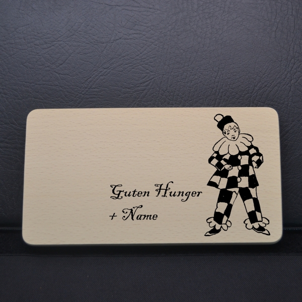 Frühstücksbrettchen Motiv clown